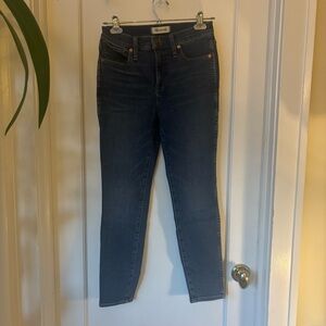 MADEWELL 10" High-Rise Skinny Jeans MA624 SZ 26P